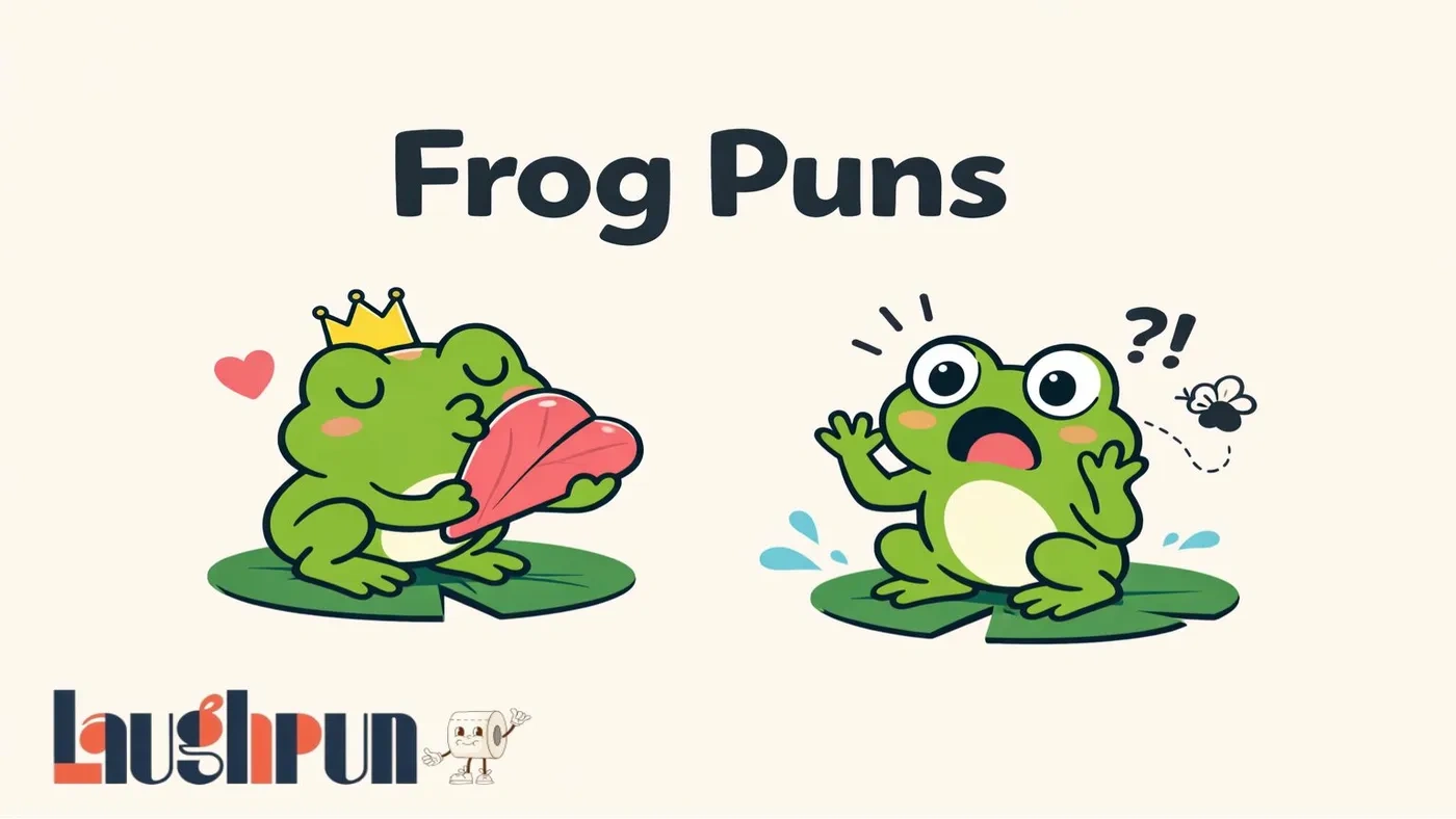 Funny frog puns