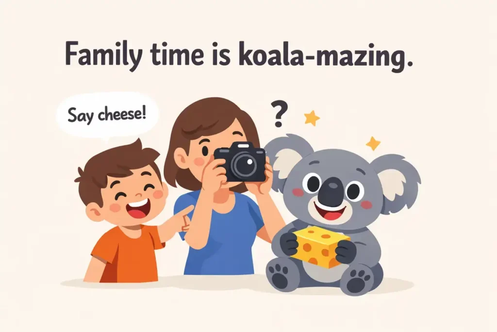 Family Koalas Puns