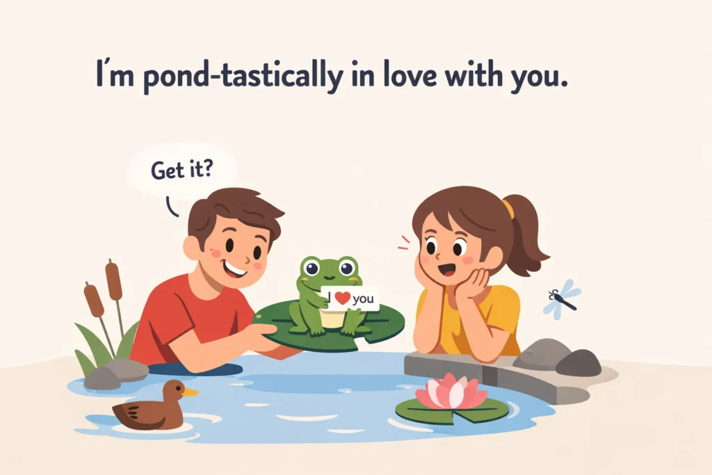 Romantic Frog Puns