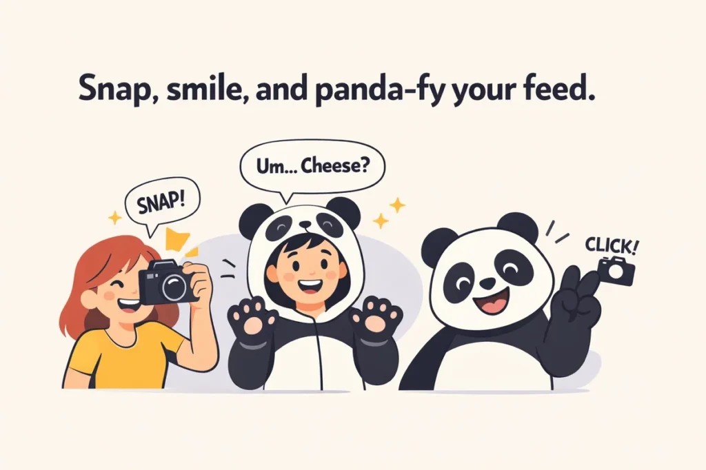 Social media panda puns