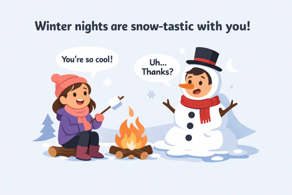 Romantic Snowman Puns