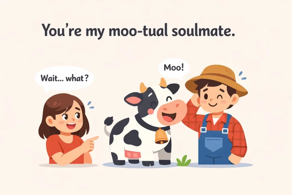 Romantic Cow Puns for Couples