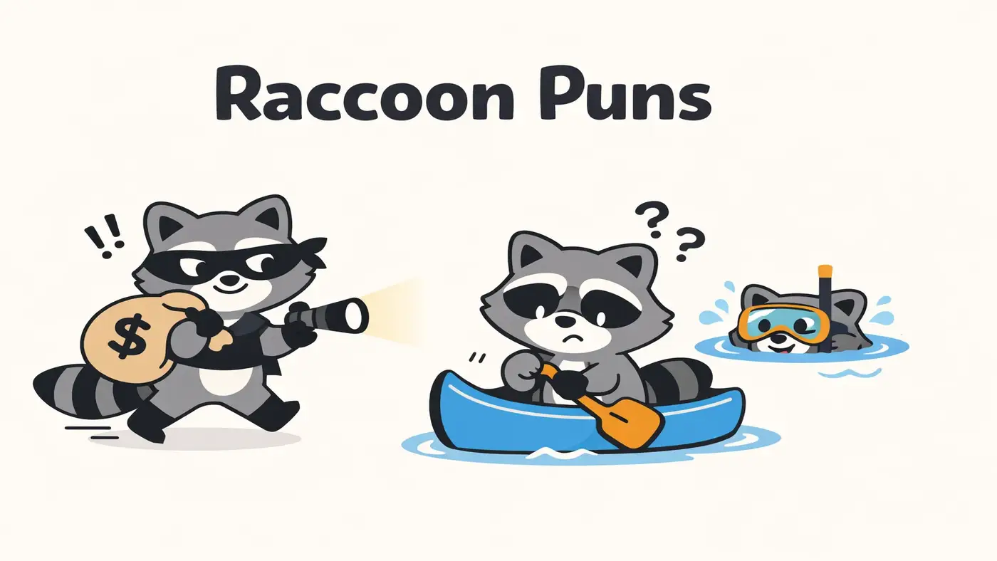Raccoon Puns