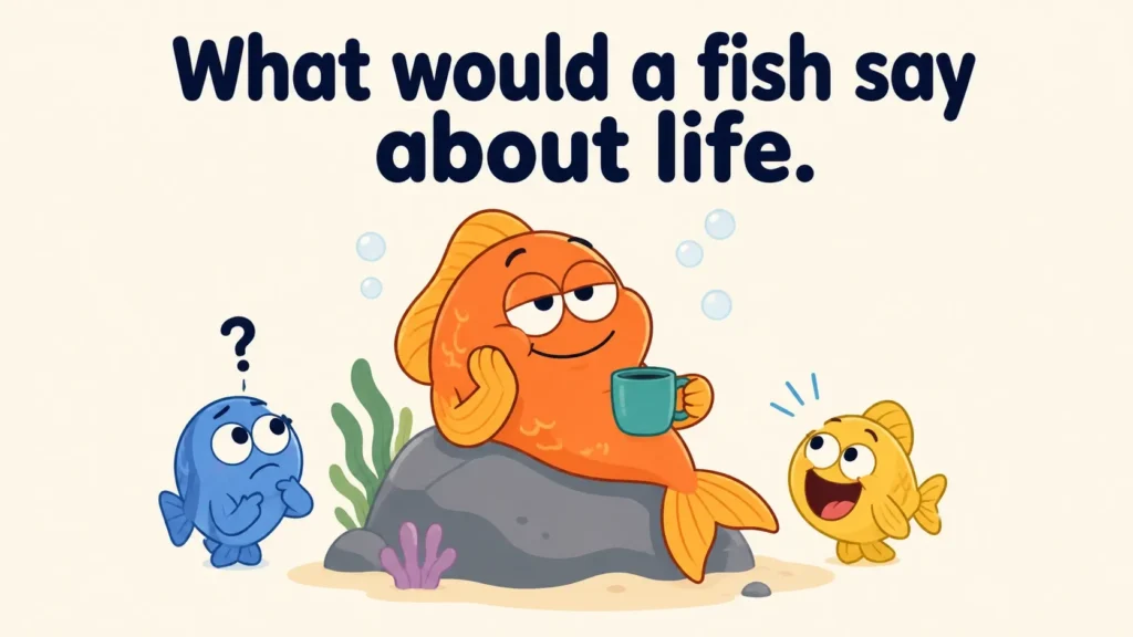 Fish jokes.