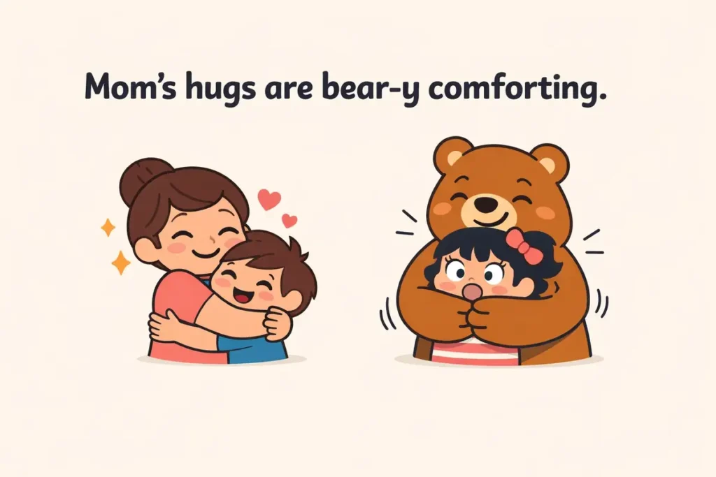 Hugs for Family Puns