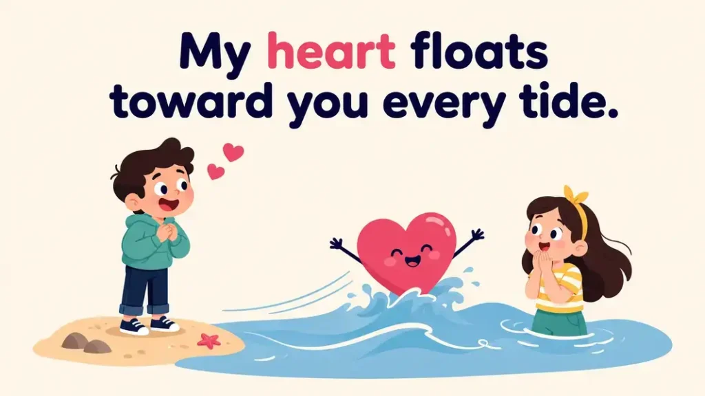 heart float.