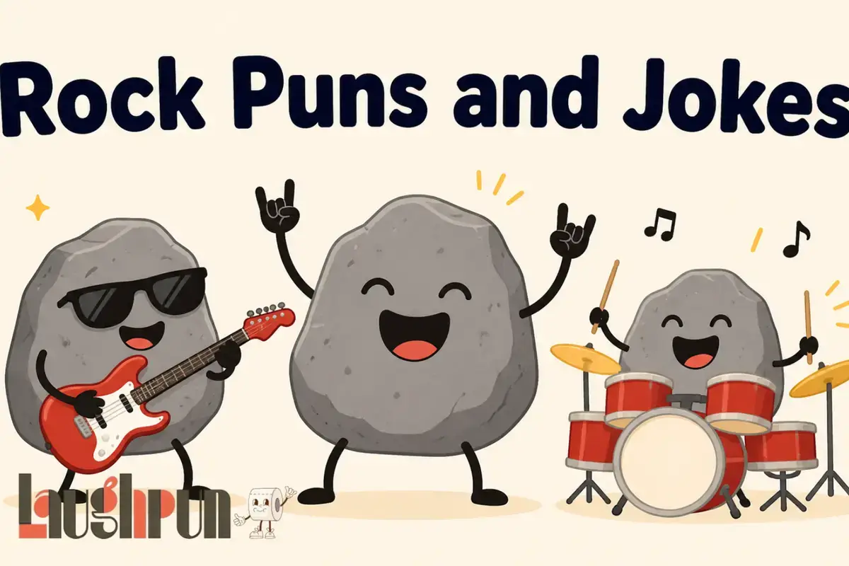 Rock puns and jokes.