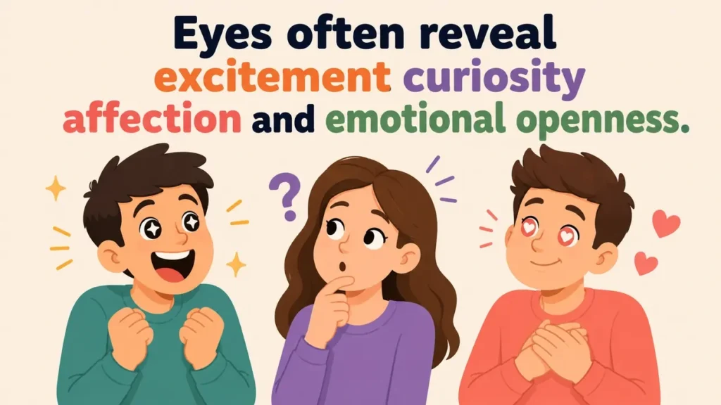 Eyes often reveal excitement curiosity affection and emotional openness.pick up lines about eyes