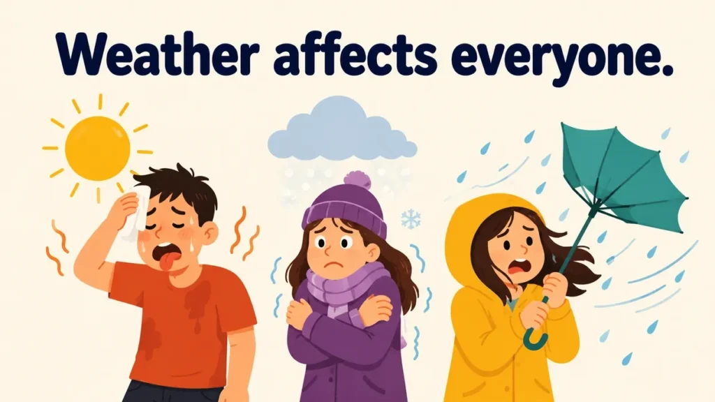 Weather affects everyone.