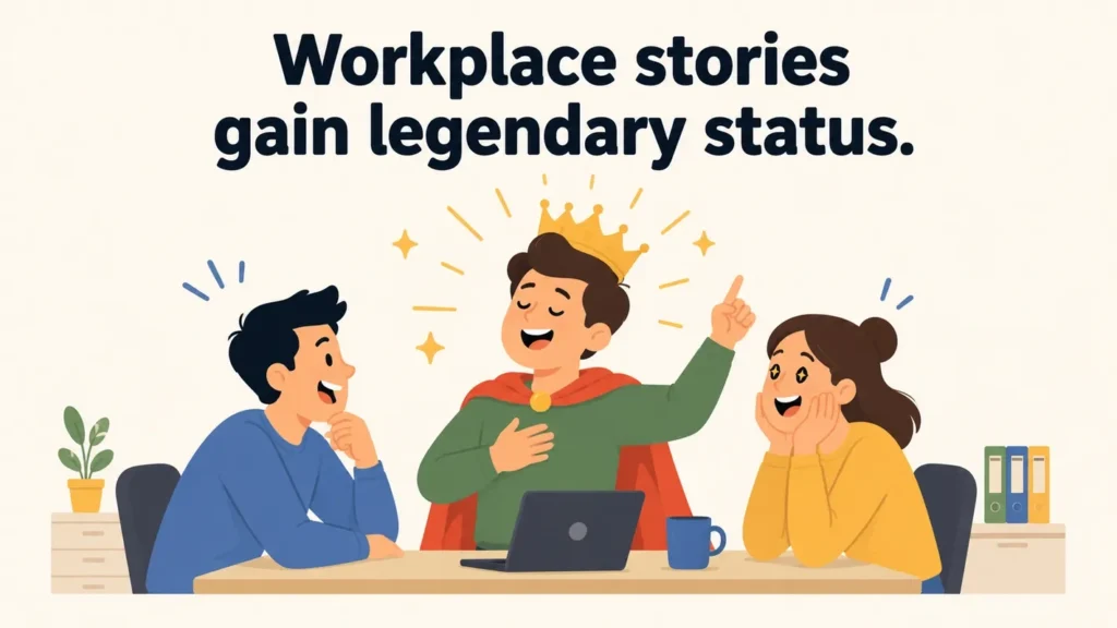 Workplace stories gain legendary status.warehouse jokes