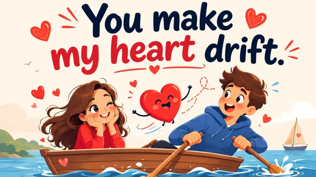 You make my heart drift.