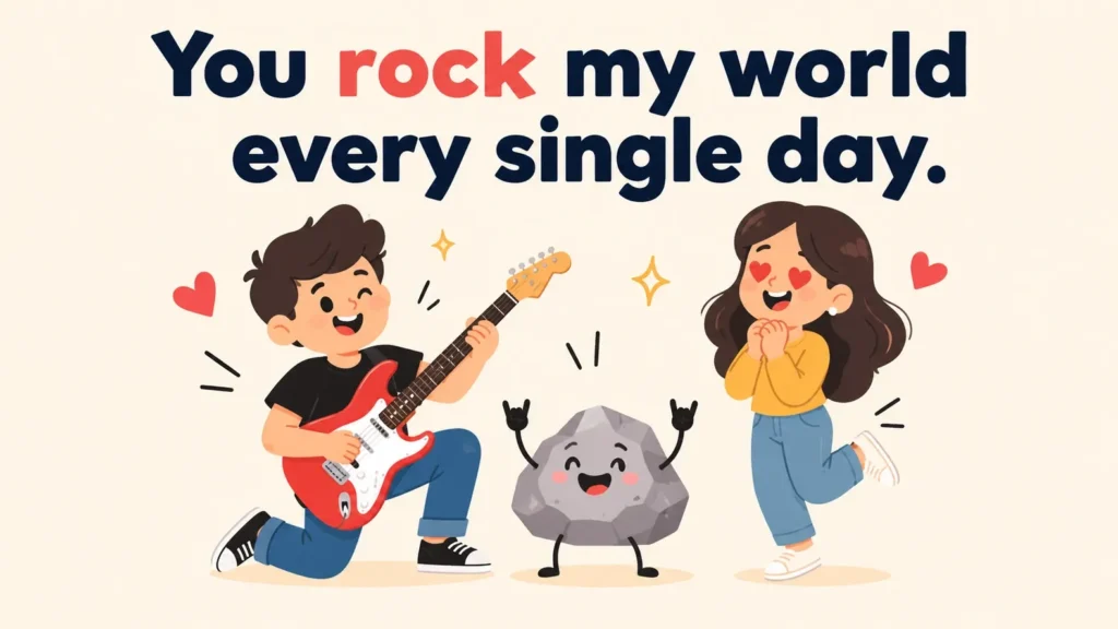 You rock my world every single day.