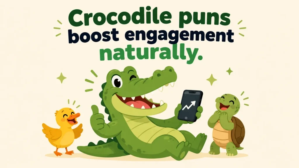 crocodile-puns-boost-engagement-naturally