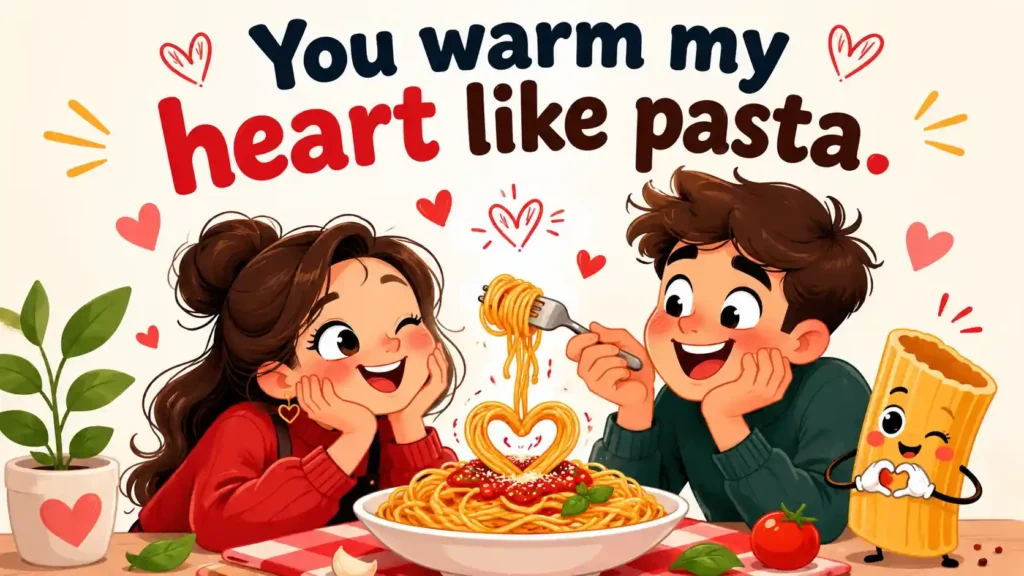 heart warming pasta liner.