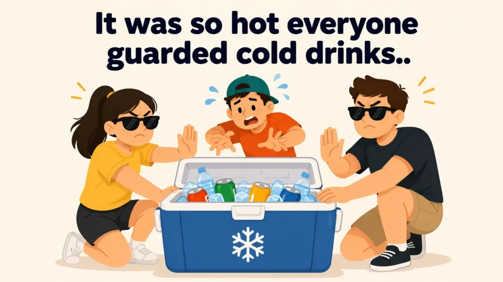 it-was-so-hot-everyone-guarded-cold-drinks