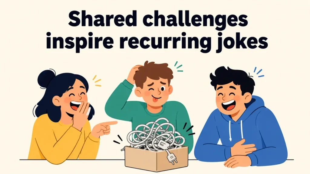 shared-challenges-inspire-recurring-jokes its so hot jokes?