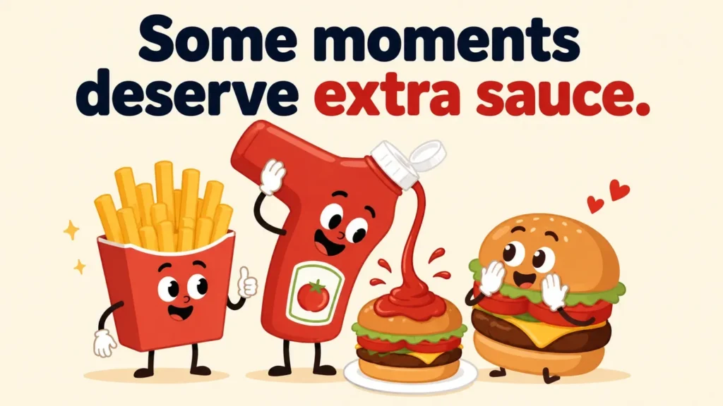 some-moments-deserve-extra-sauce ketchup-puns