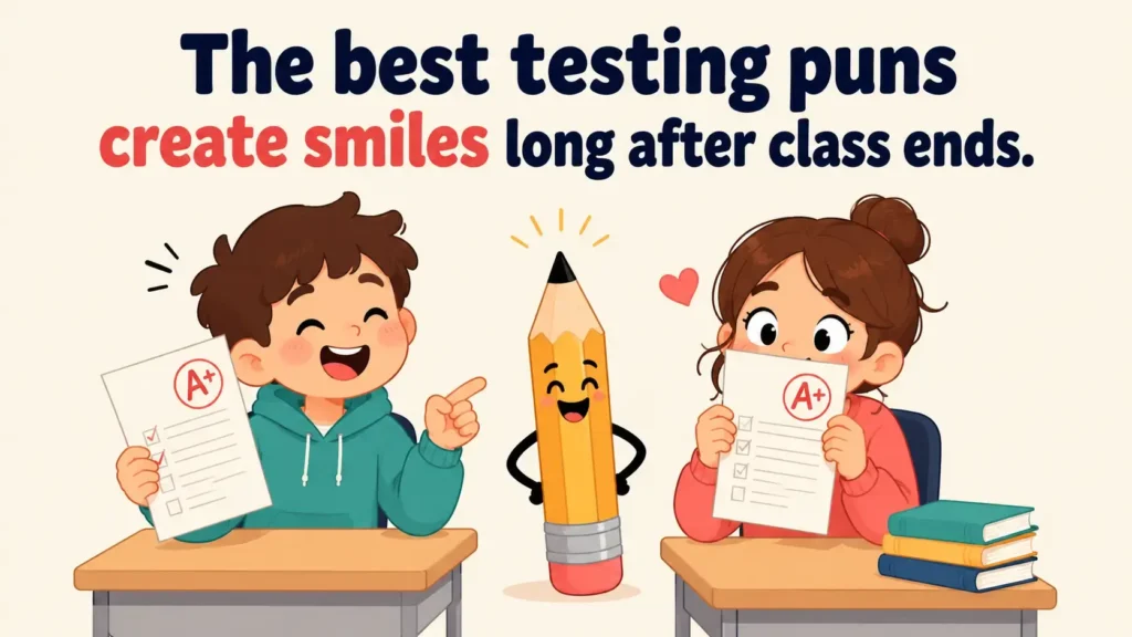The best testing puns create smiles long after class ends.