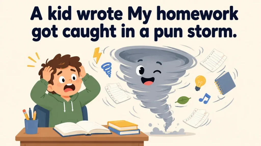 a-kid-wrote-my-homework-got-caught-in-a-pun-storm