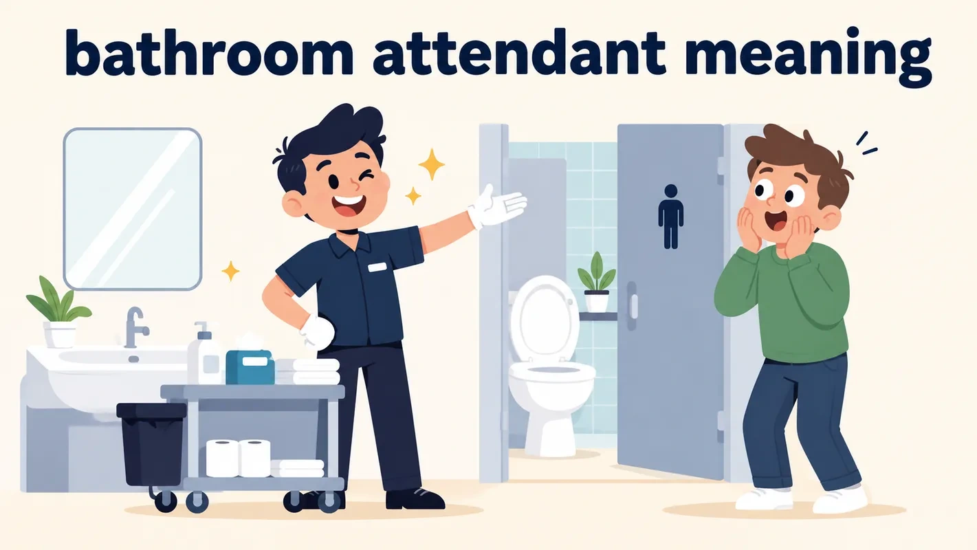 bathroom attendant meaning
