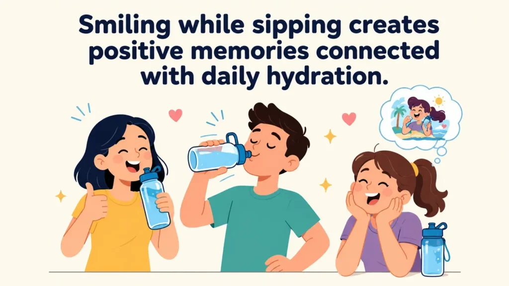 smiling-while-sipping-creates-positive-memories-connected-with-daily-hydration