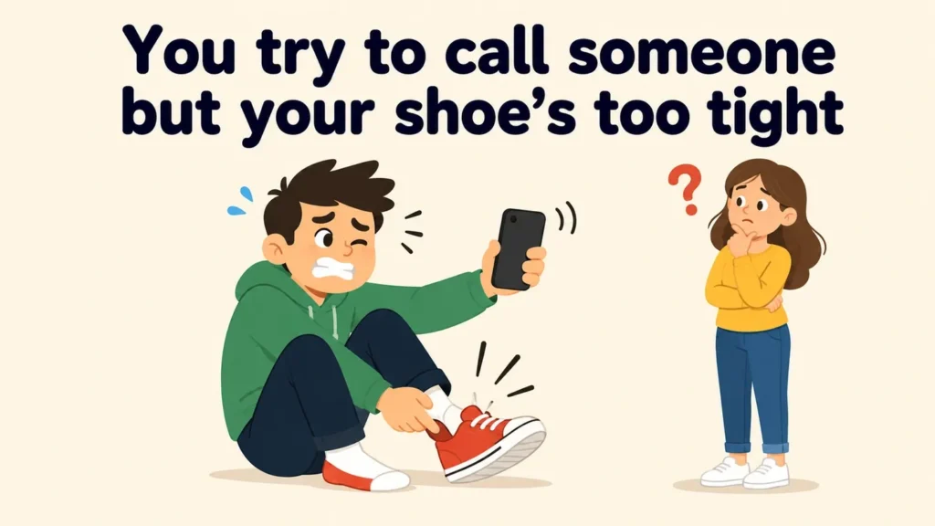 you-try-to-call-someone-but-your-shoes-too-tight