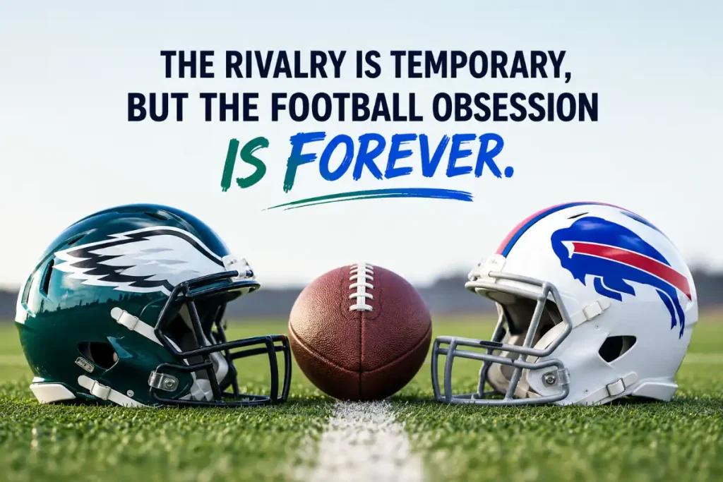 The rivalry is temporary, but the football obsession is forever.