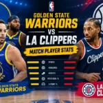 Golden State Warriors vs LA Clippers Match Player Stats (2026)